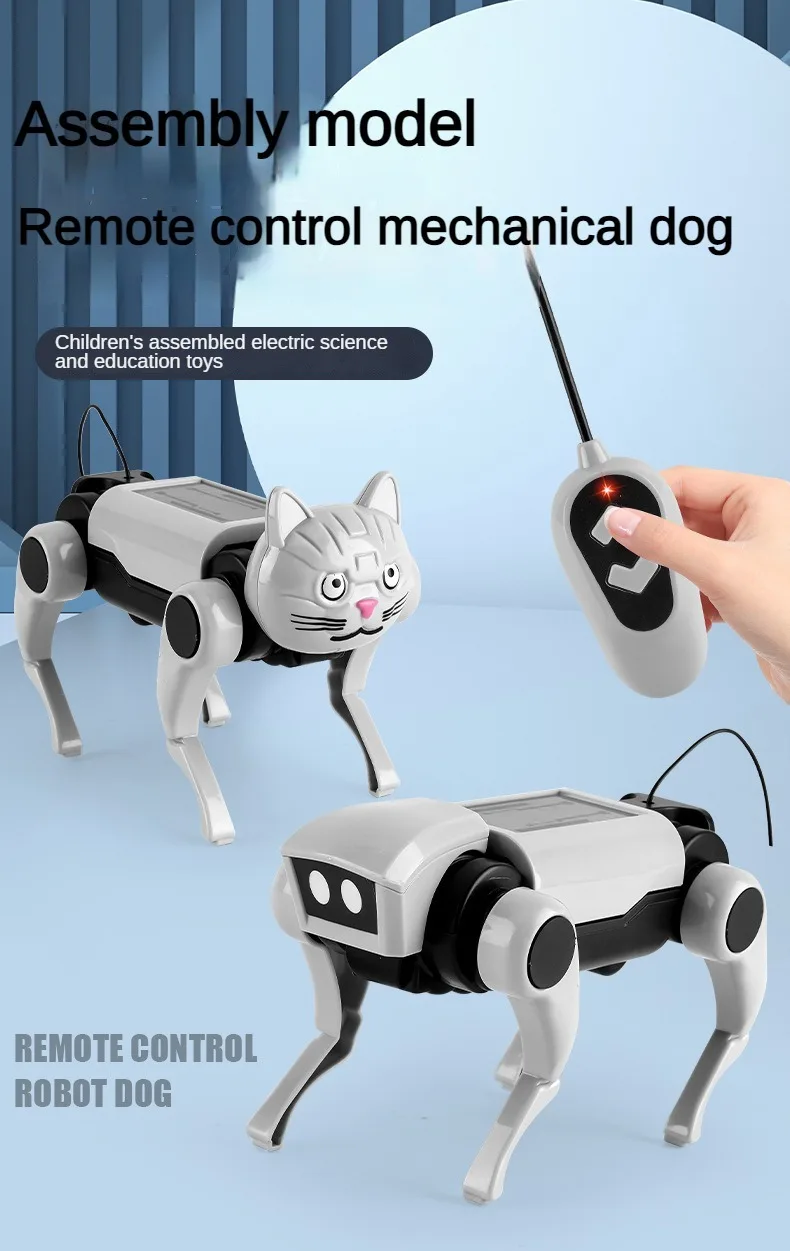 Juguete robot RC 2 en 1 cachorro con control remoto