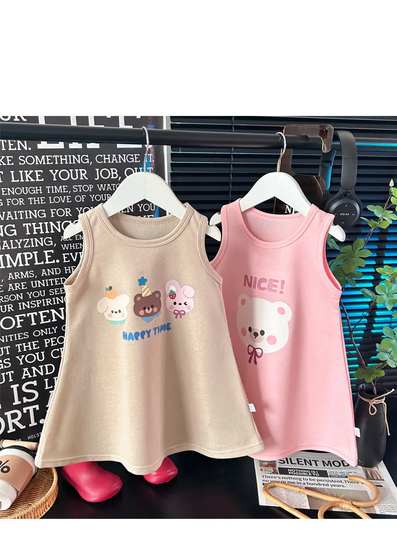Vestido de princesa sin mangas para verano