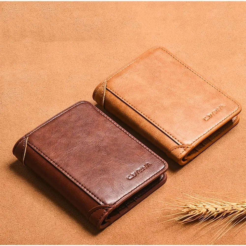 Cartera plegable de PU con tarjetero y monedero para viaje - imagen 3