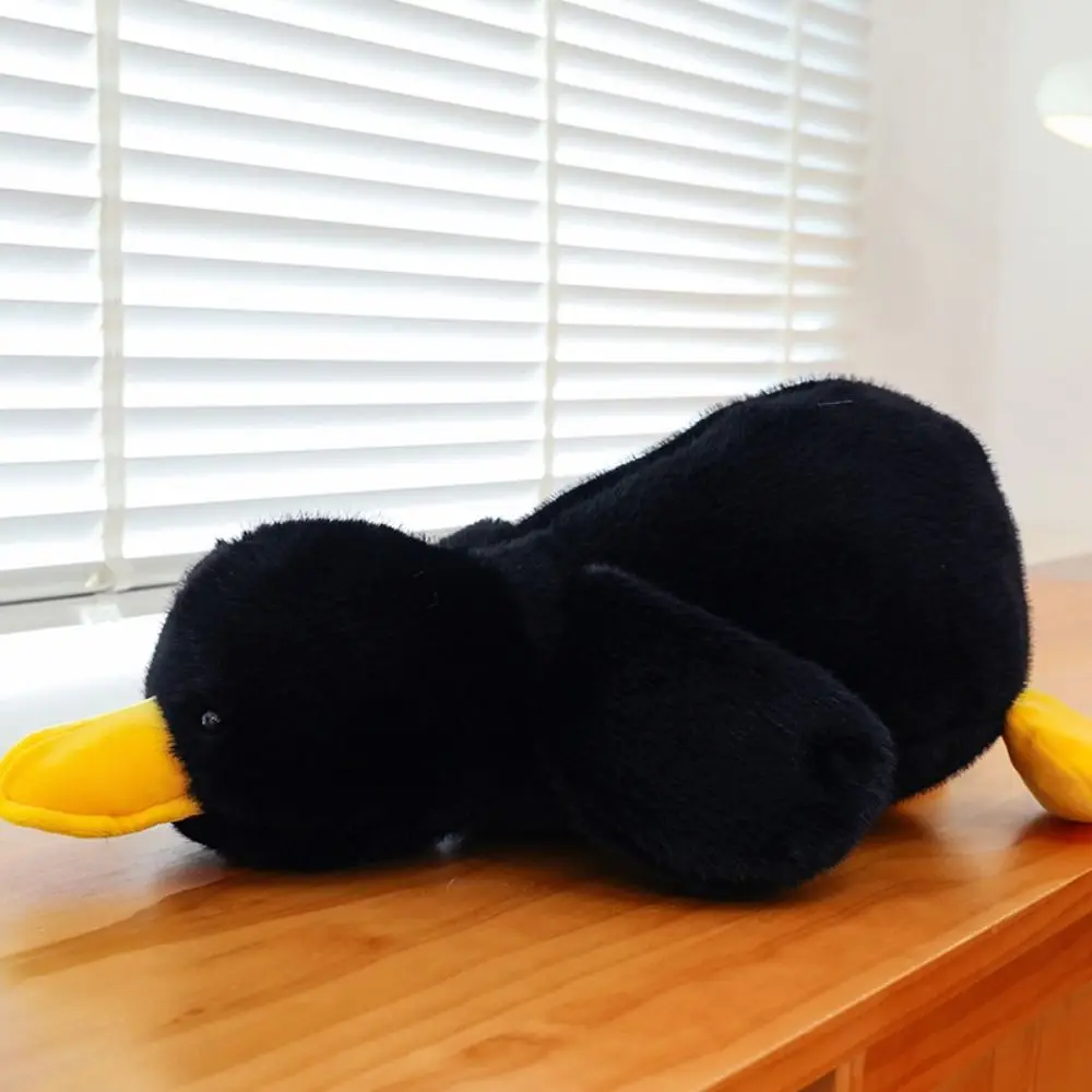 Peluche de pato de pelo largo algodón, suave y abrazable - imagen 3