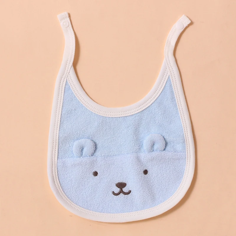 Babero impermeable de algodón para recién nacido – Toalla de saliva - imagen 4