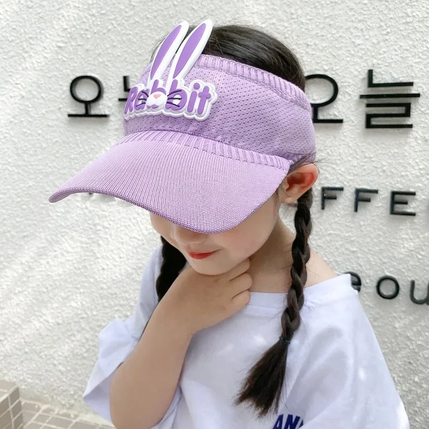 Sombrero infantil visera conejo transpirable verano para niños - imagen 3