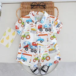 Conjunto verano algodón niños 1-5 años: camiseta y pantalón corto