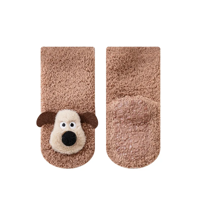 Calcetines invierno antideslizantes para bebés – Cálidos con dibujos - imagen 3