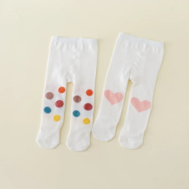 Lawadka pantimedias de lunares para bebé niña