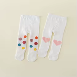 Lawadka pantimedias de lunares para bebé niña