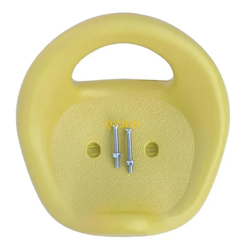 Vista del asiento para triciclo infantil y su forma de fijación