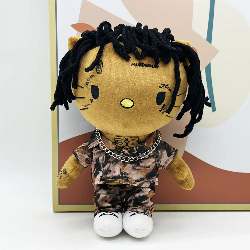 Peluche Hello Kitty suave amarillo, regalo para cumpleaños - imagen 2
