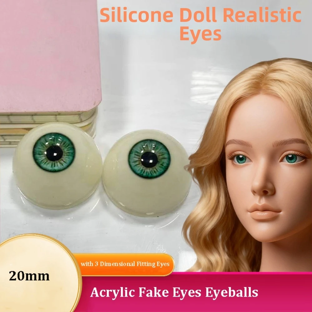 Ojos acrílicos para muñecas con ajuste tridimensional - imagen 5