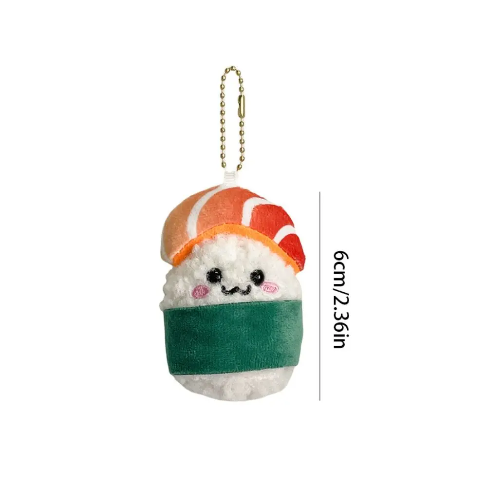 Llavero de peluche sushi kawaii estilo japonés suave, unisex - imagen 4