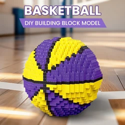 Bloques de construcción deportivos DIY fútbol y baloncesto – Regalo