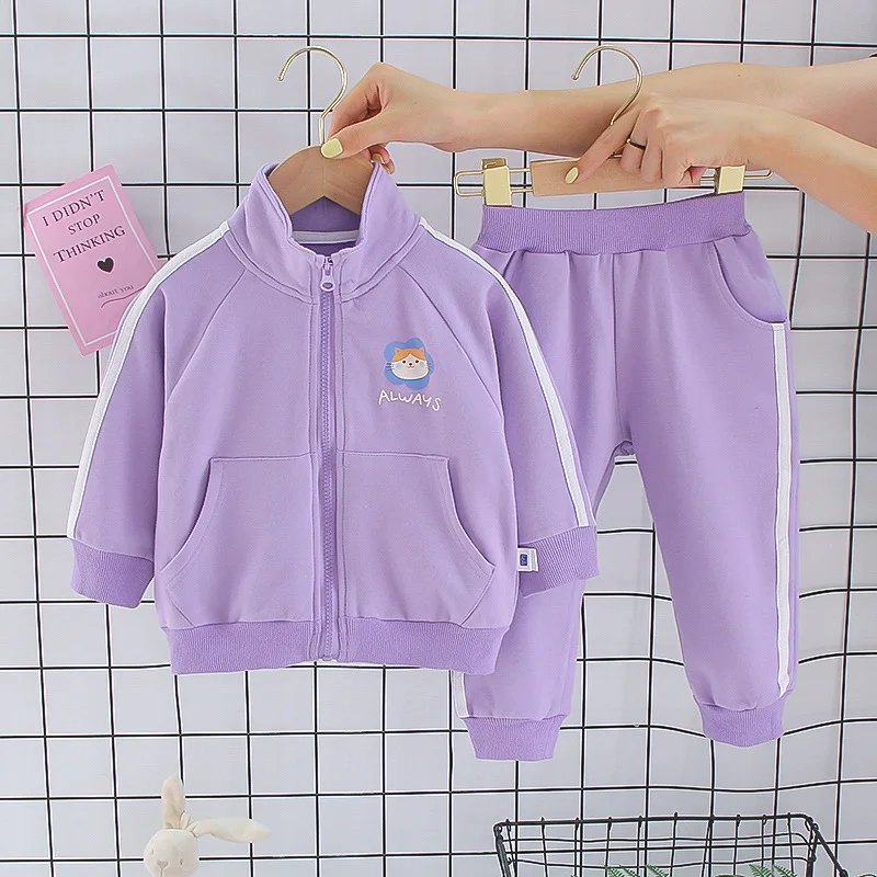 Conjunto infantil 2 piezas para niño chaqueta pantalón primavera-otoño - imagen 3