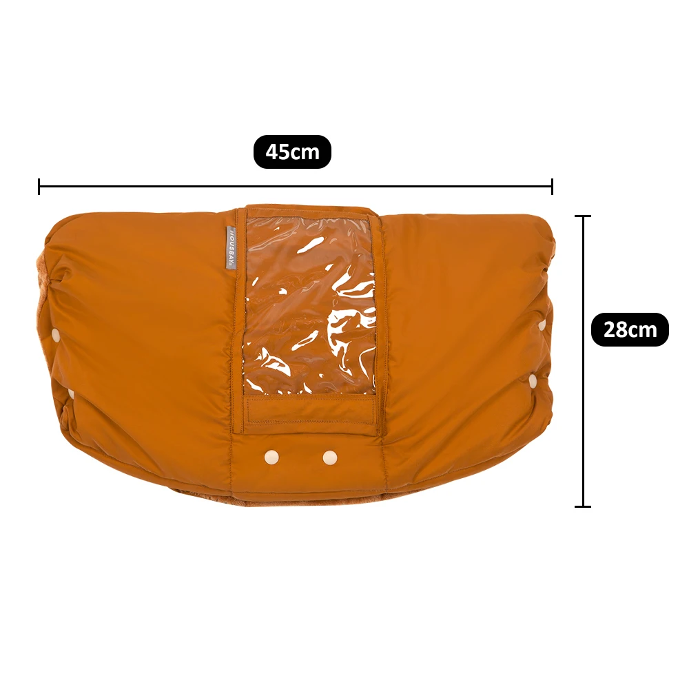 Manoplas impermeables táctiles para cochecito de invierno - imagen 5