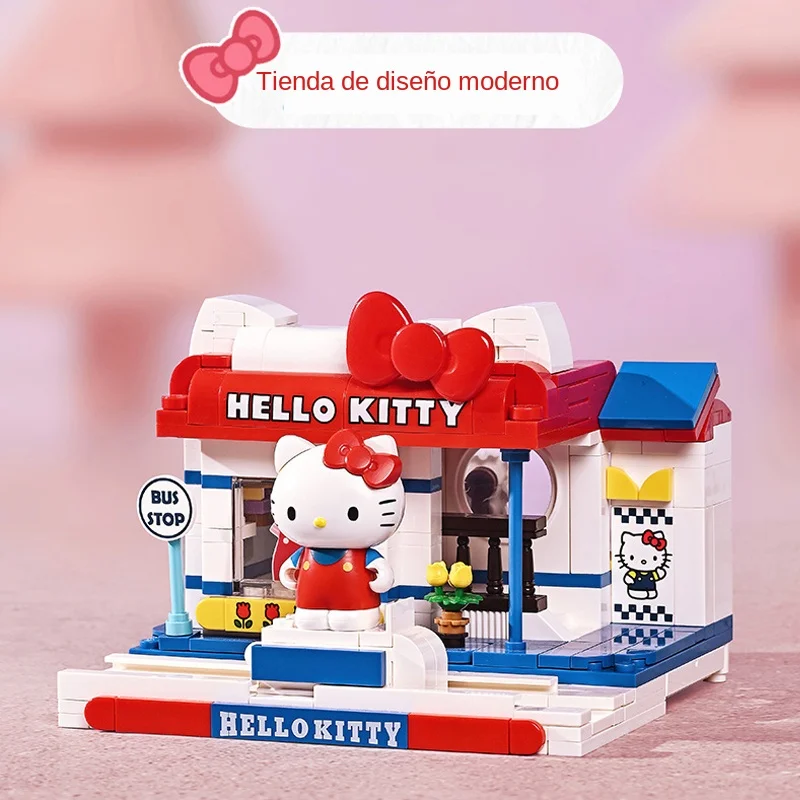 Sanrio Hello Kitty - Bloques de construcción para niños - Decoración escritorio - imagen 3