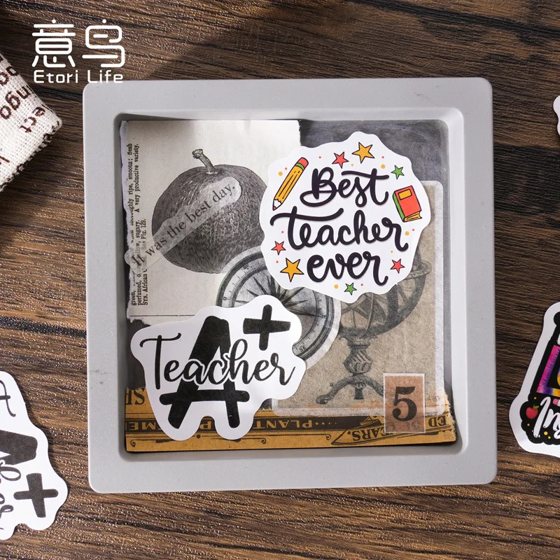 Pegatinas de letras estilo graffiti vintage para álbum y diario - imagen 5