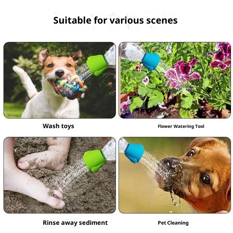 Ducha portátil para mascotas: limpiador de playa para exteriores - imagen 3