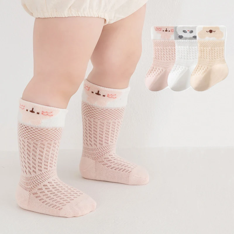 Calcetines finos de malla para bebé con dibujos animados - imagen 5