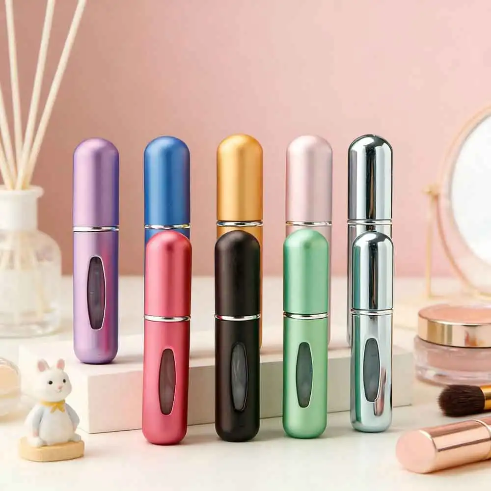 Atomizador de perfume portátil vvocci recargable de aluminio - imagen 4