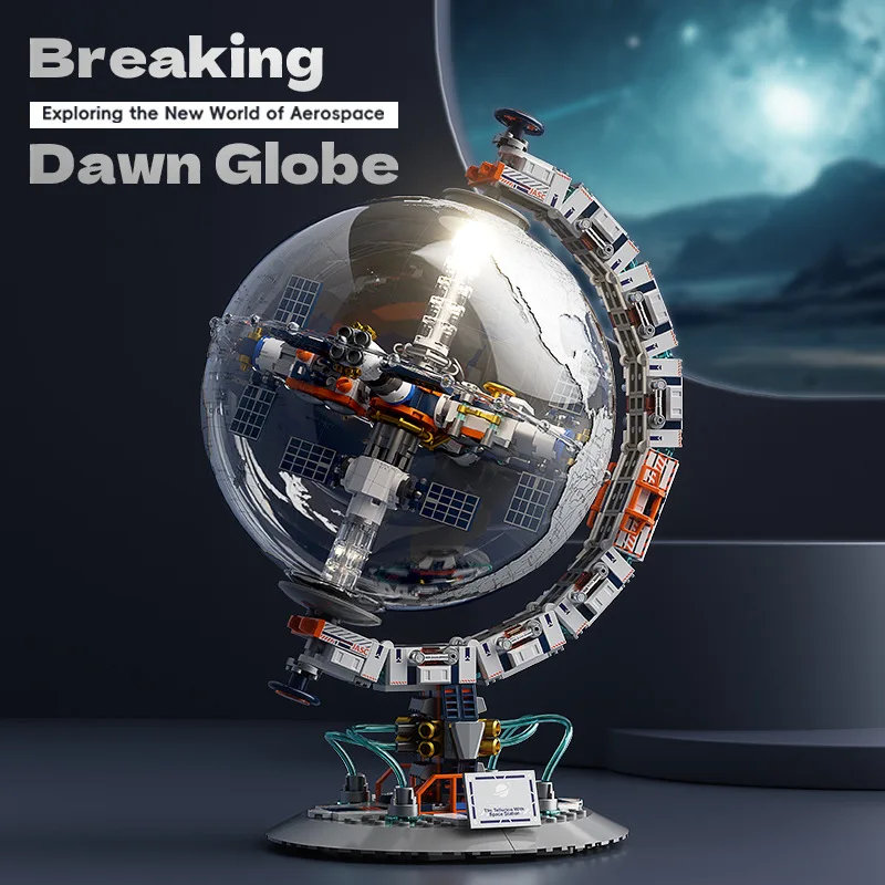 Tellurion Globo Terráqueo con Bloques de Construcción STEM Educativo - imagen 2
