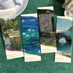 Marcapáginas arte clásico retro para lectura infantil