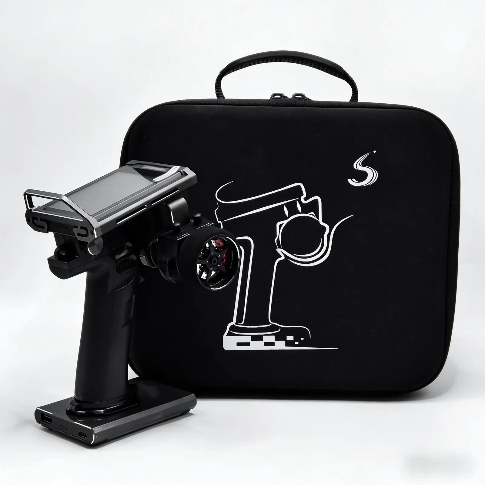 Bolsa de transporte EVA impermeable con cremallera para mando RC