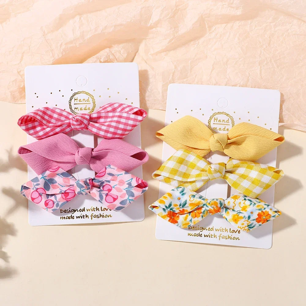 Pinzas infantiles con flequillo y estampados