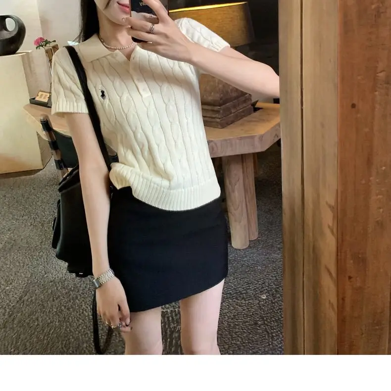 Falda gris de cintura alta ajustada a la cadera para verano mujer - imagen 3