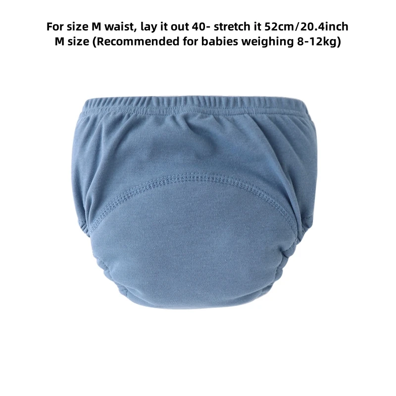 Pantalones de entrenamiento reutilizables con pañal lavable para bebés - imagen 2