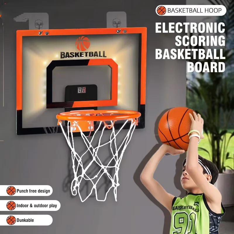 Tablero de baloncesto con puntuación electrónica para niños - imagen 4