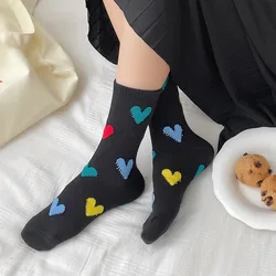 Calcetines térmicos para niña con corazones tiernos
