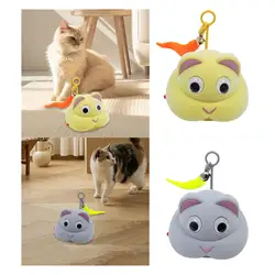 Juguete interactivo para gatos con ratón móvil contra aburrimiento