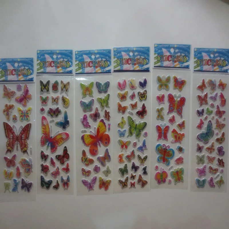 Pegatinas 3D de mariposas con efecto burbuja para manualidades - imagen 4
