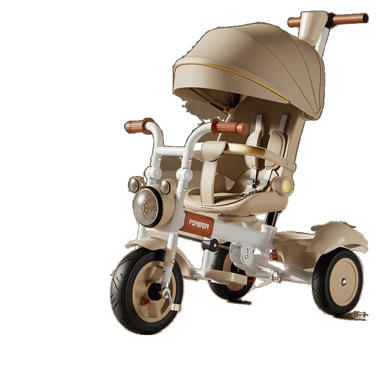 Triciclo plegable para niños con asiento y marchas ajustables - imagen 5
