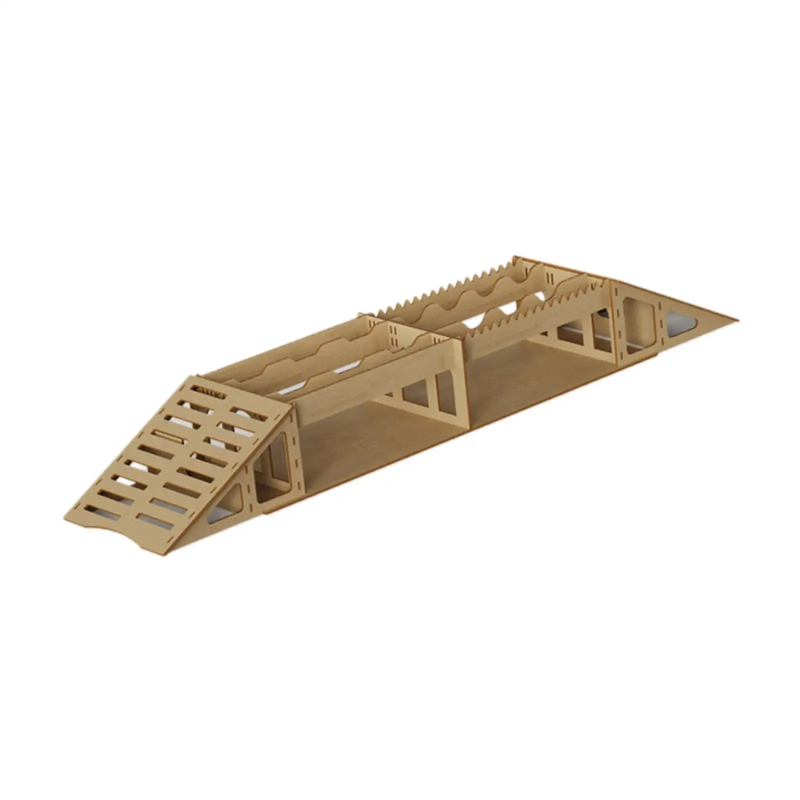 Pista de obstáculos en madera para coches RC, montaje manual - imagen 3
