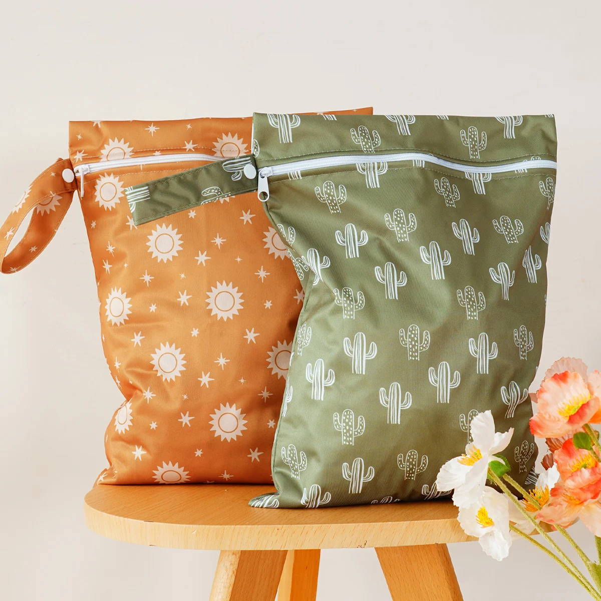 Bolsa de pañales impermeable reutilizable – Neopreno PUL recycled para bebé
