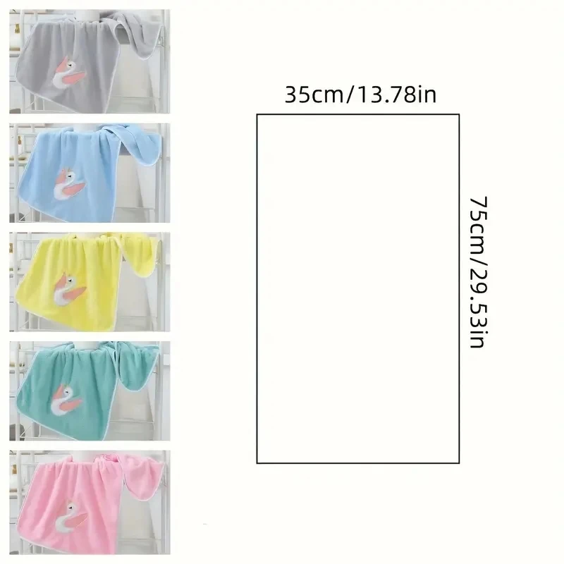 Toalla de baño absorbente y suave para bebé - imagen 5
