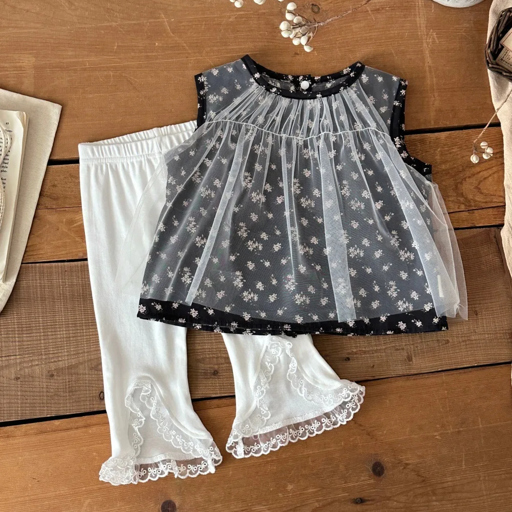 Camiseta bebé MILANCEL estampado floral transpirable de malla - imagen 5
