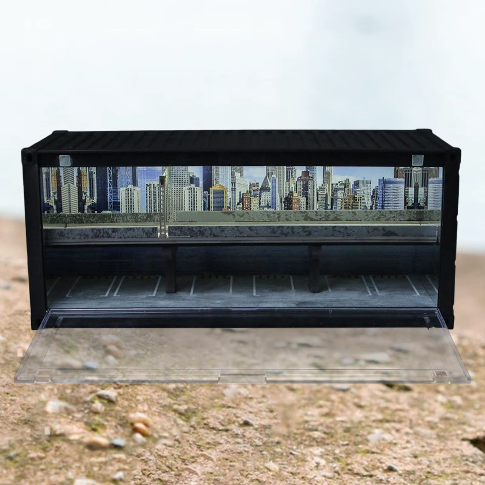 Vitrina para coches de juguete y diorama de pasarela - imagen 2