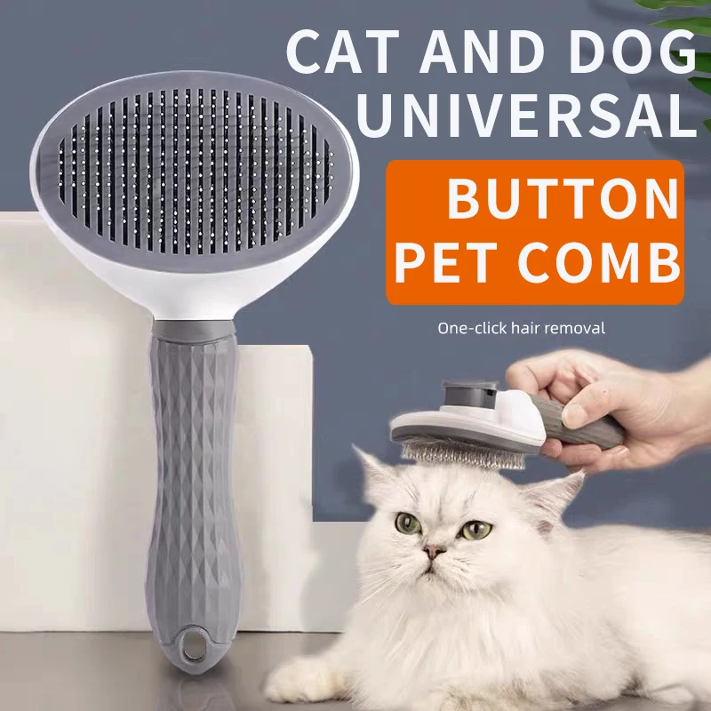 Peine desenredante para gatos y perros de pelo largo, universal