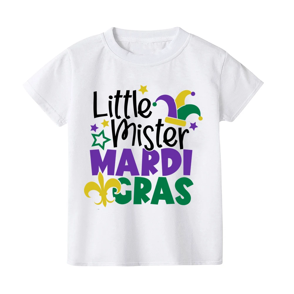 Little Miss Camisa Mardi Gras niña – Algodón Nueva Orleans Carnaval - imagen 2