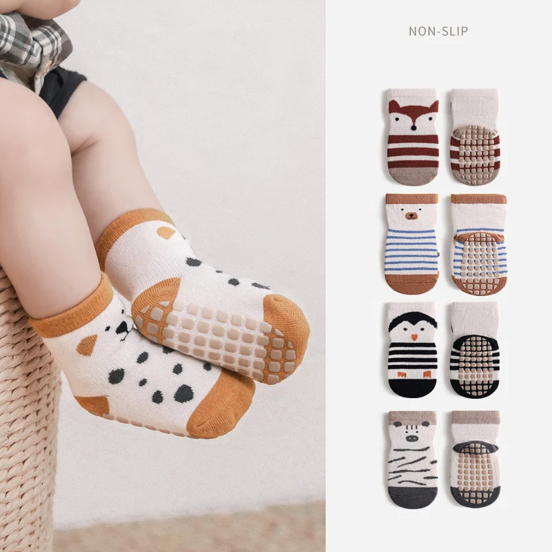 Calcetines antideslizantes para bebés y niños – Pack 5 - imagen 2