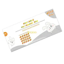QX2D Bolsas esterilizadoras reutilizables para microondas y biberones