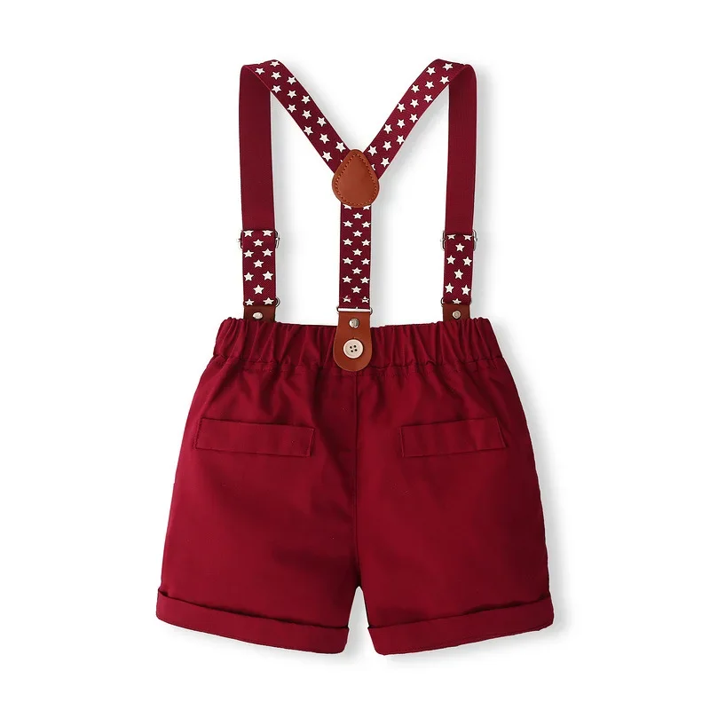 Conjunto de verano para niño pequeño con corbata de caballero - imagen 5