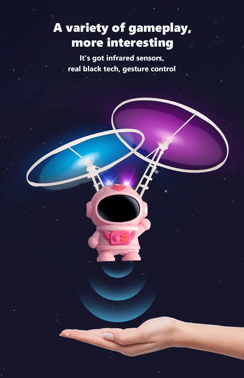 Control gestual del dron infantil