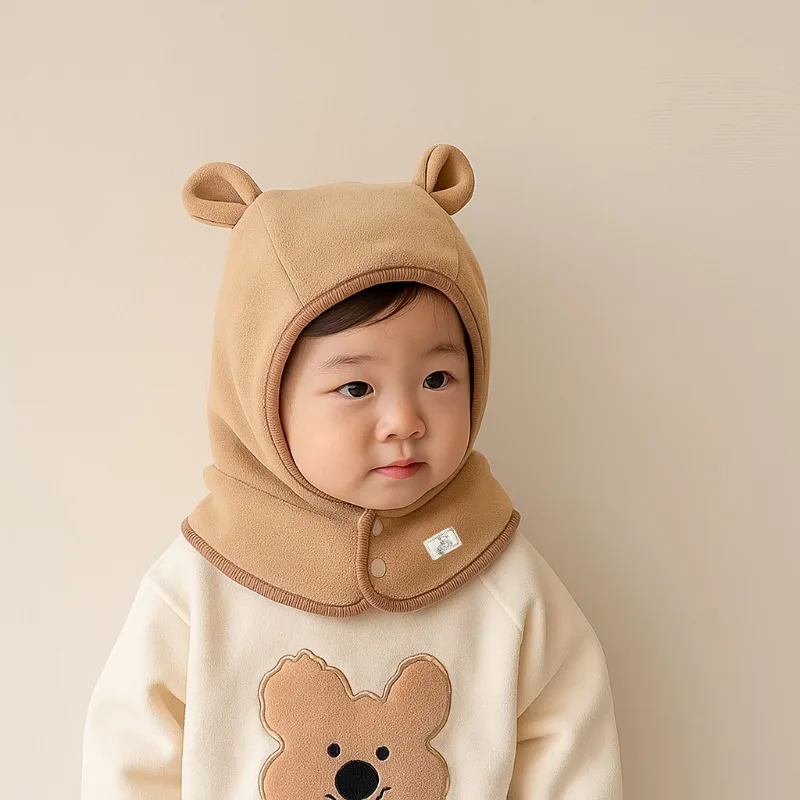 Pasamontañas polar con gorro y bufanda para bebé – Protección orejas - imagen 3