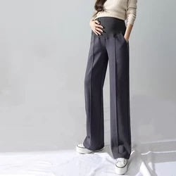 Pantalones de maternidad rectos para primavera y otoño – oficina