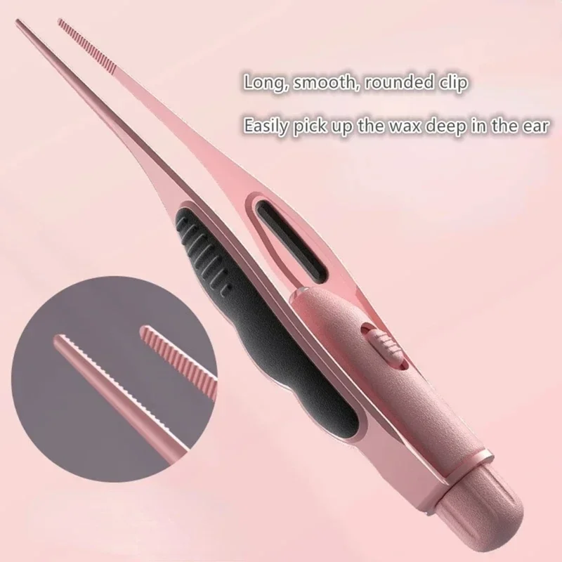 Earpick pinzas para limpieza de oídos con luz LED infantil - imagen 2