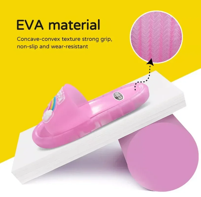 Zapatillas infantiles con estampado de unicornio y luces - imagen 4