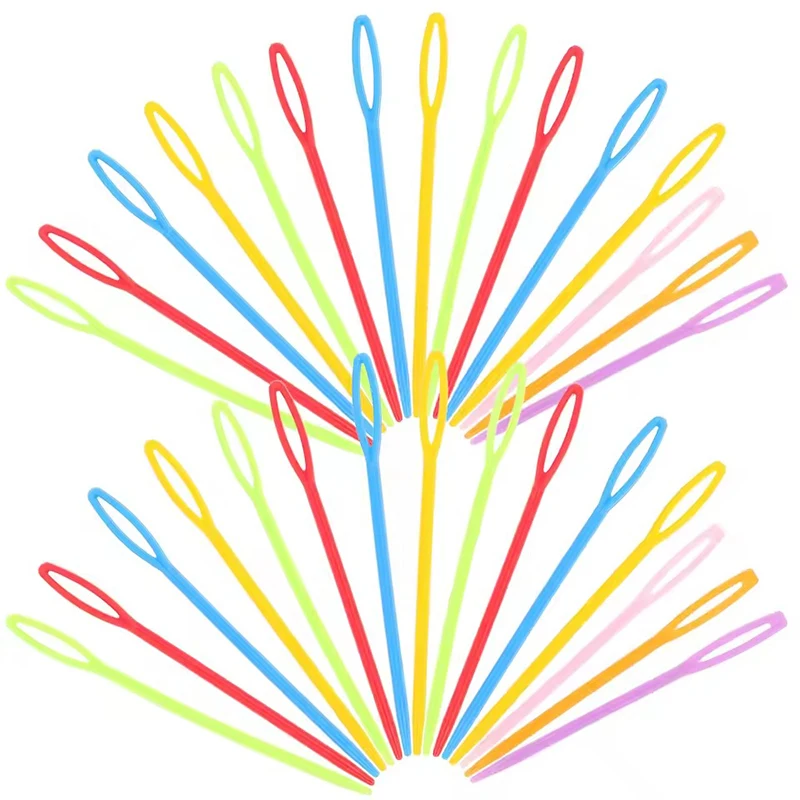 Agujas de ganchillo multicolor para tejer a mano - imagen 3