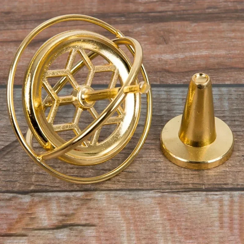 Spinner sensorial de metal antiestrés autoequilibrado para dedo - imagen 5